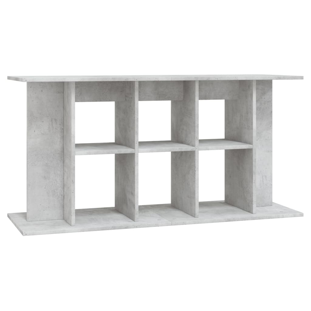 Supporto per acquario in cemento grigio 120x40x60 cm in legno ingegnerizzato