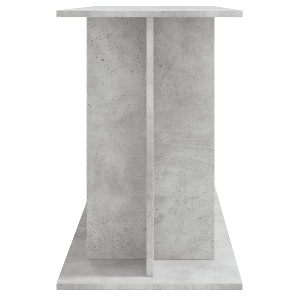 Supporto per acquario in cemento grigio 120x40x60 cm in legno ingegnerizzato