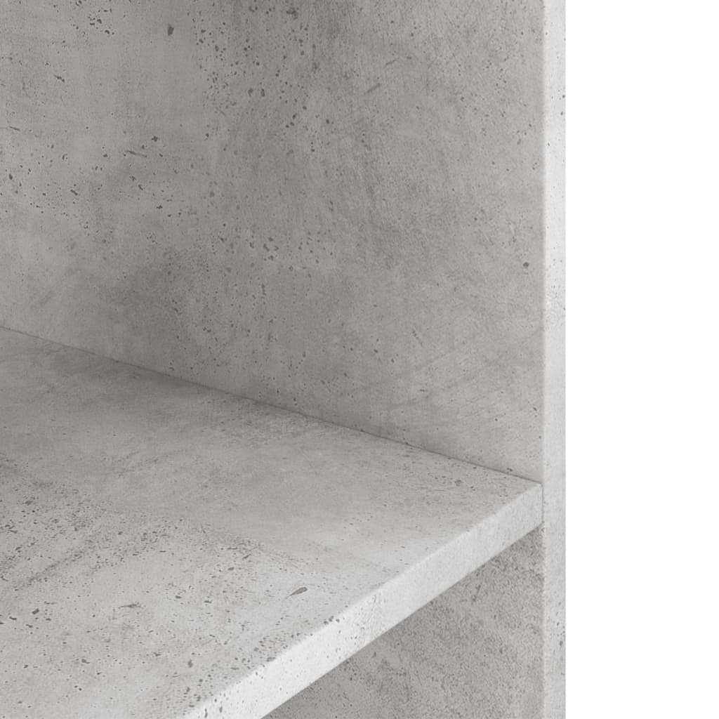Supporto per acquario in cemento grigio 120x40x60 cm in legno ingegnerizzato