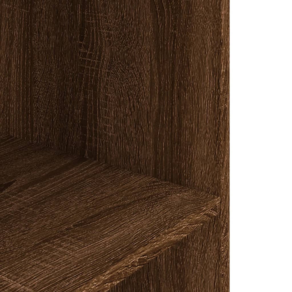 Supporto Acquario 120x40x60 cm Legno Multistrato Rovere Marrone