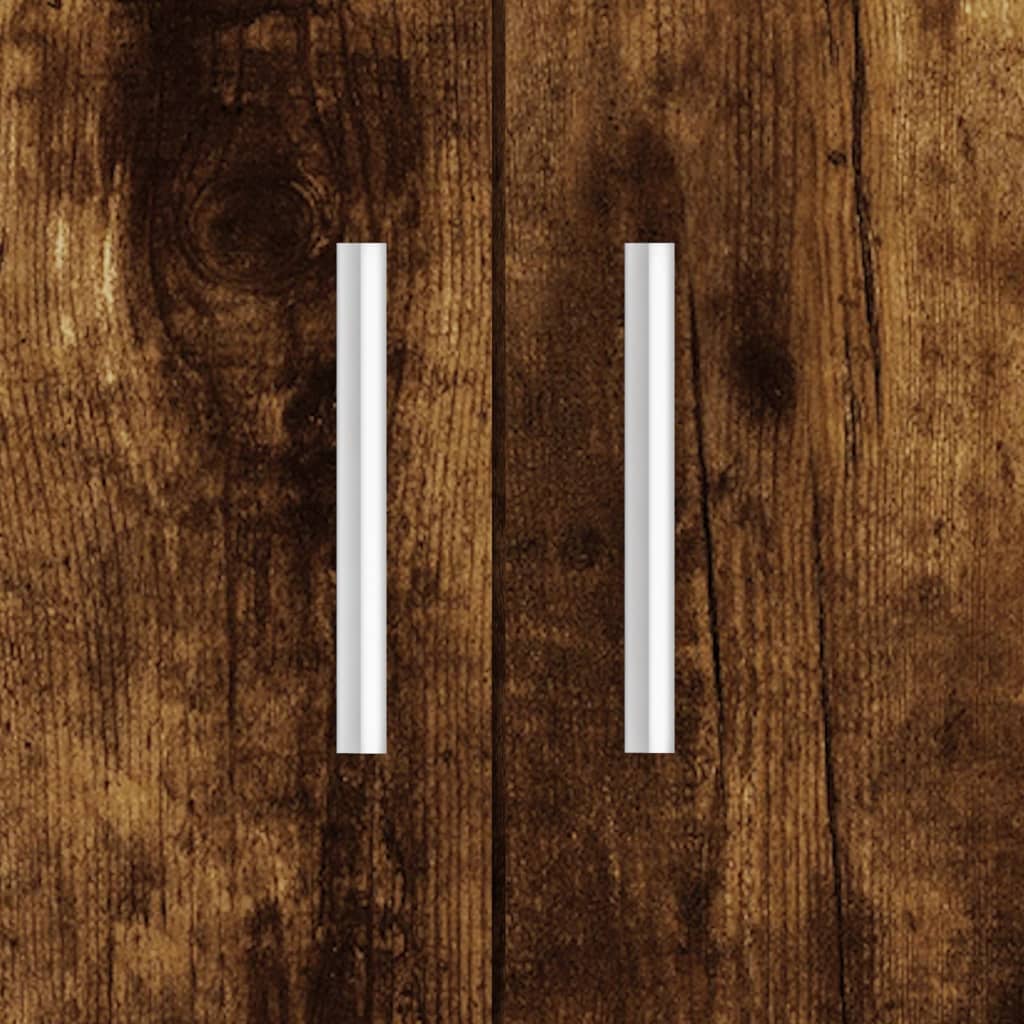 Supporto Acquario 81x36x73 cm in Legno Multistrato Rovere Fumo
