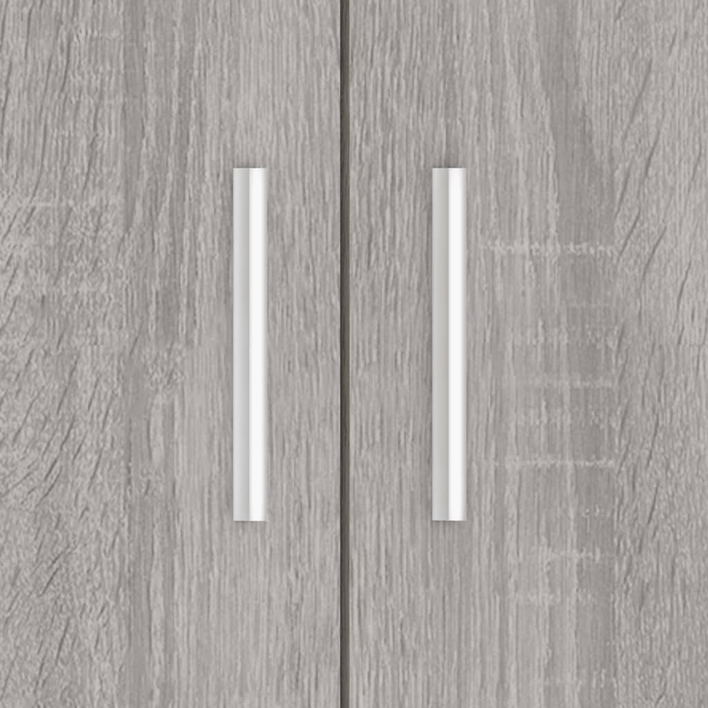 Supporto Acquario 81x36x73cm in Legno Multistrato Grigio Sonoma