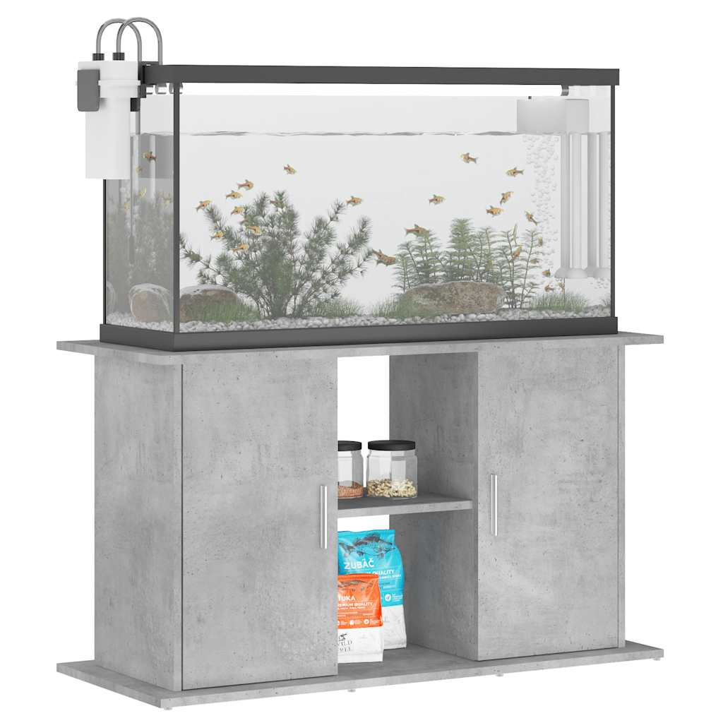 Supporto per acquario in cemento grigio 101x41x58 cm in legno ingegnerizzato
