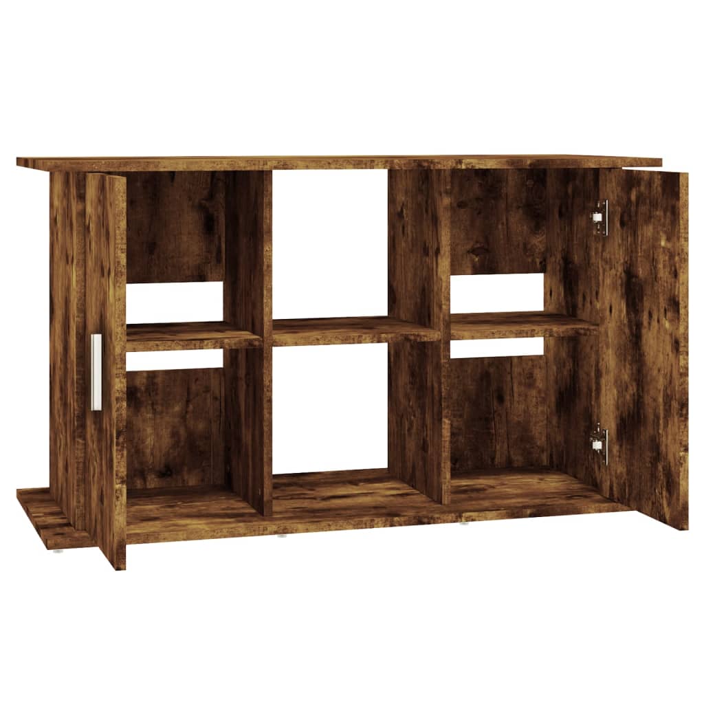 Supporto Acquario 101x41x58 cm in Legno Multistrato Rovere Fumo