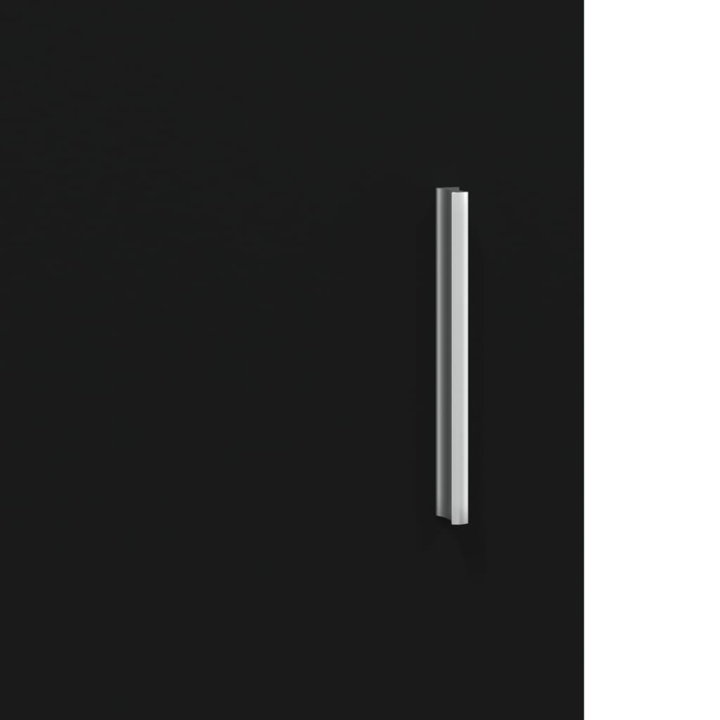 Supporto per Acquario 121x41x58 cm in Legno Multistrato Nero