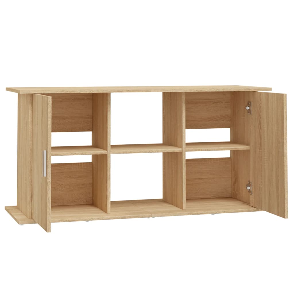 Supporto per acquario in rovere Sonoma 121x41x58 cm in legno ingegnerizzato