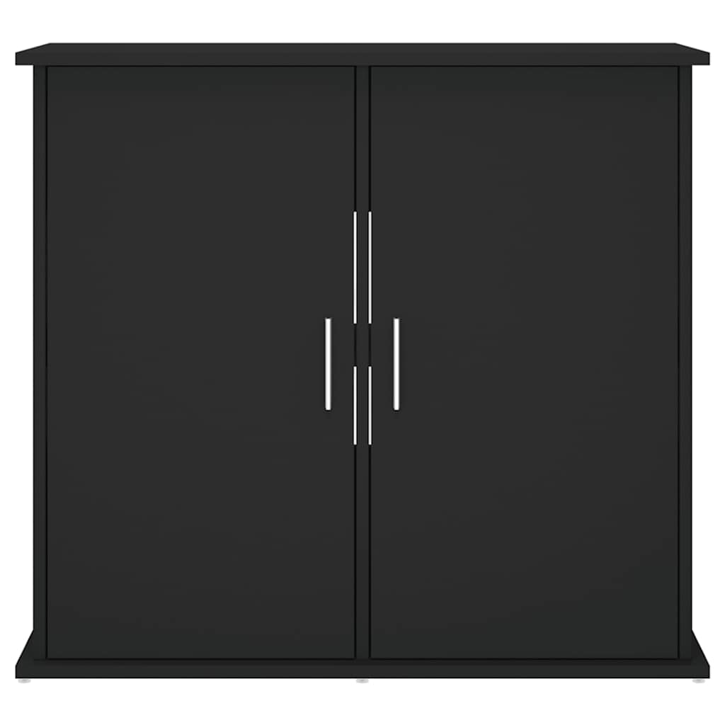 Supporto per Acquario 81x36x73 cm in Legno Multistrato Nero
