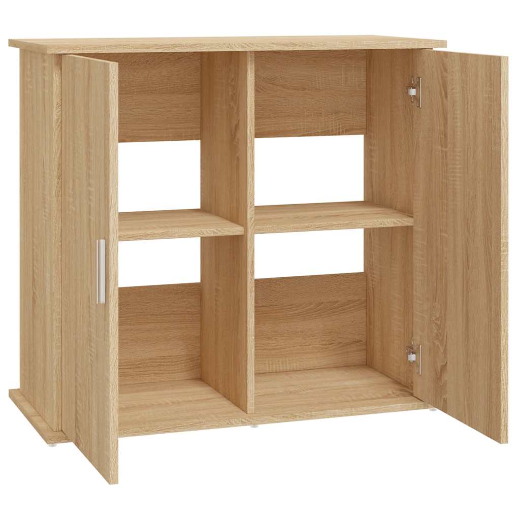 Supporto per acquario in rovere Sonoma 81x36x73 cm in legno ingegnerizzato