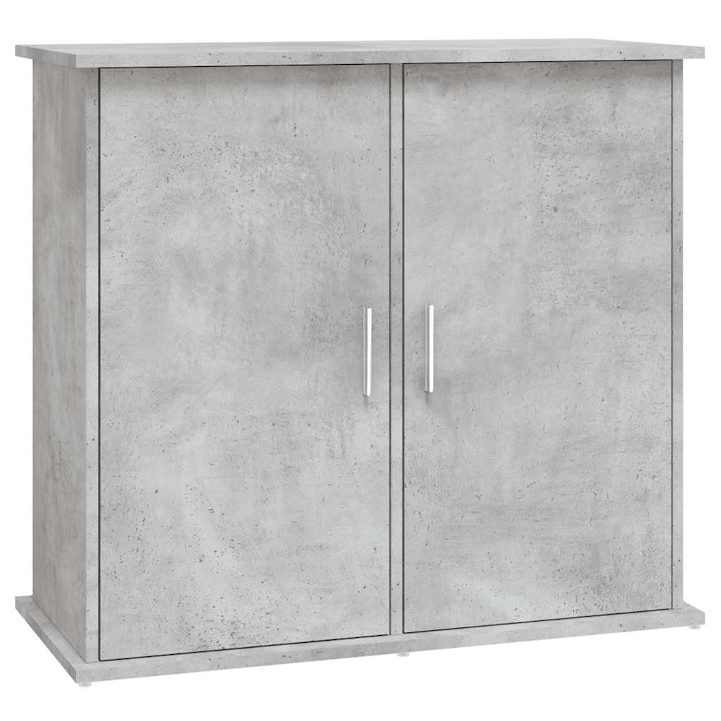 Supporto per acquario in cemento grigio 81x36x73 cm in legno ingegnerizzato