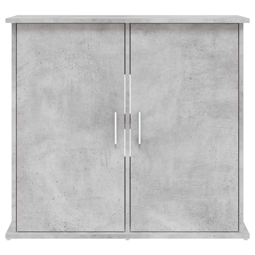 Supporto per acquario in cemento grigio 81x36x73 cm in legno ingegnerizzato