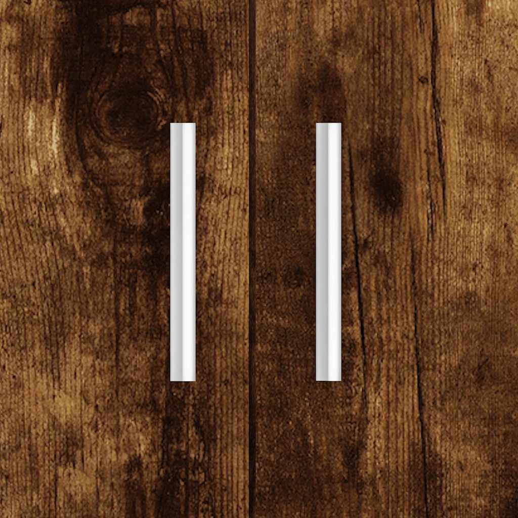 Supporto Acquario 81x36x73 cm in Legno Multistrato Rovere Fumo