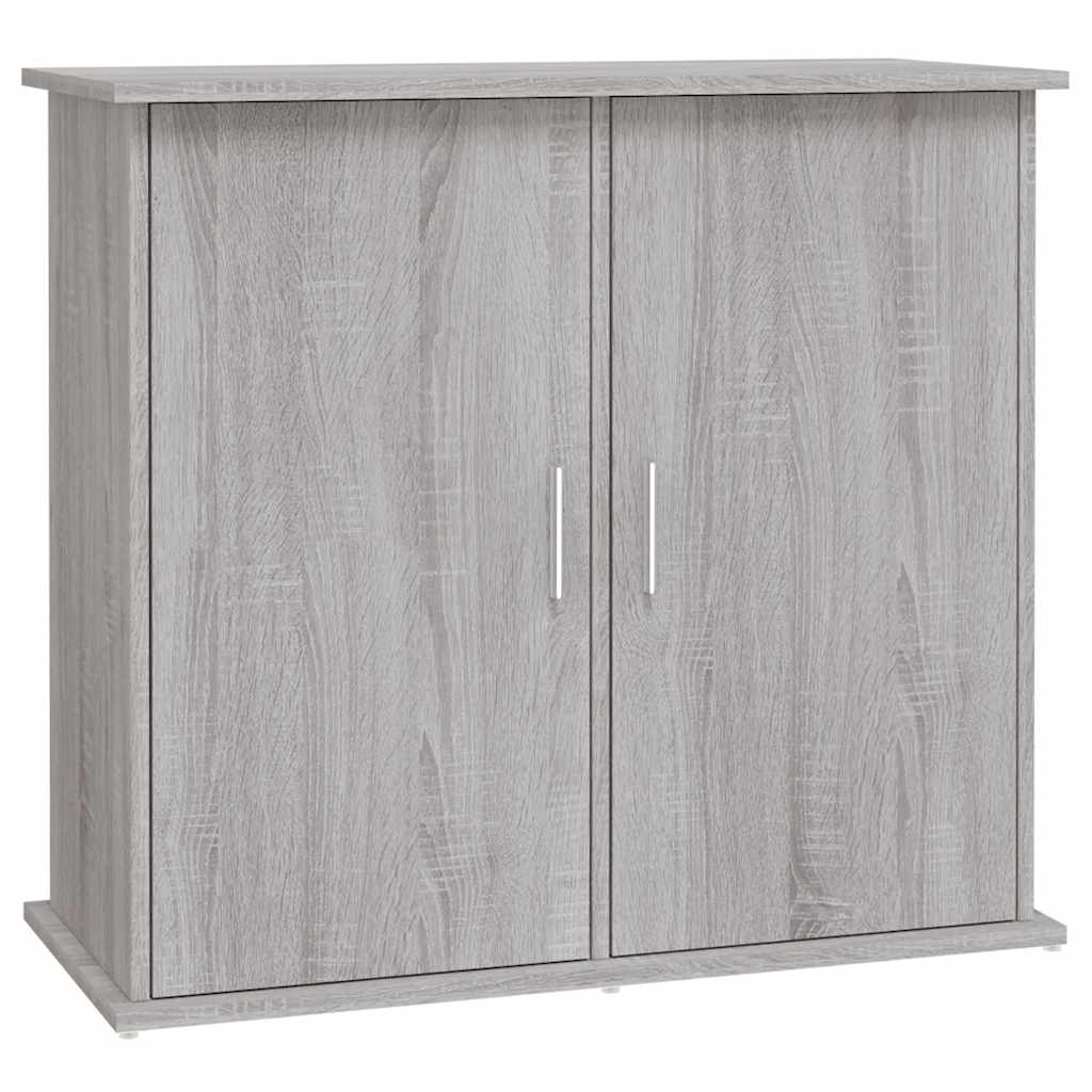 Supporto Acquario 81x36x73cm in Legno Multistrato Grigio Sonoma