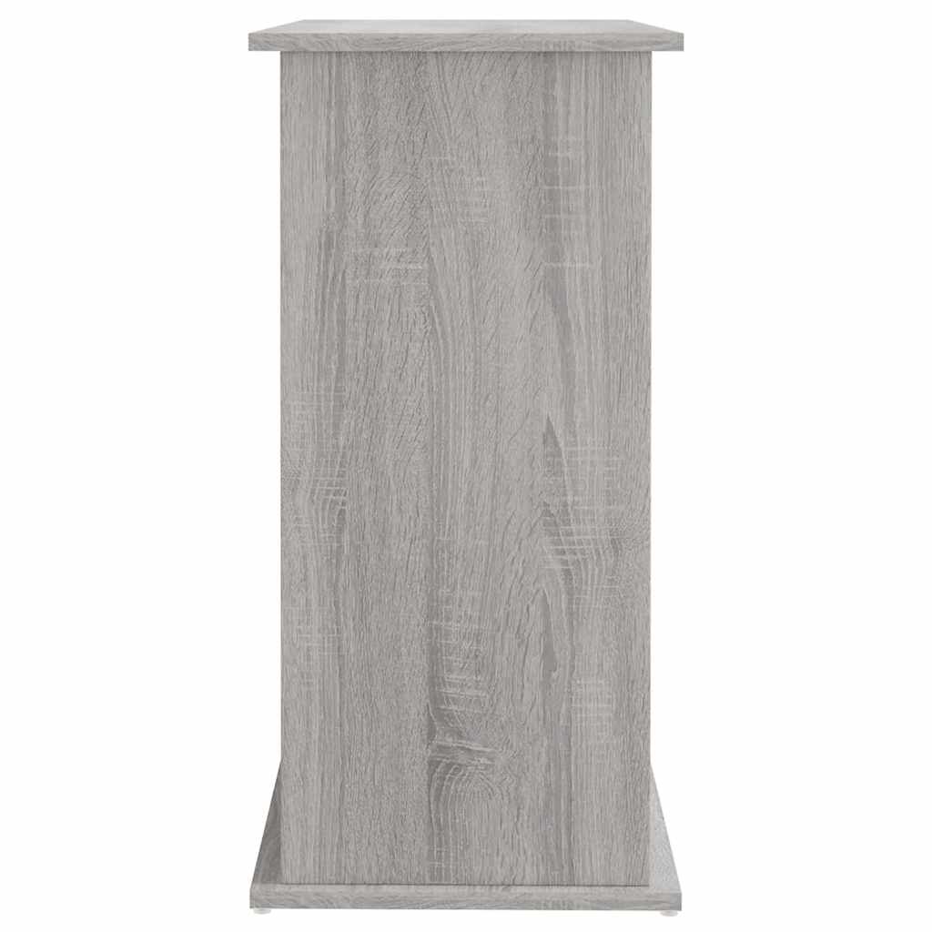 Supporto Acquario 81x36x73cm in Legno Multistrato Grigio Sonoma