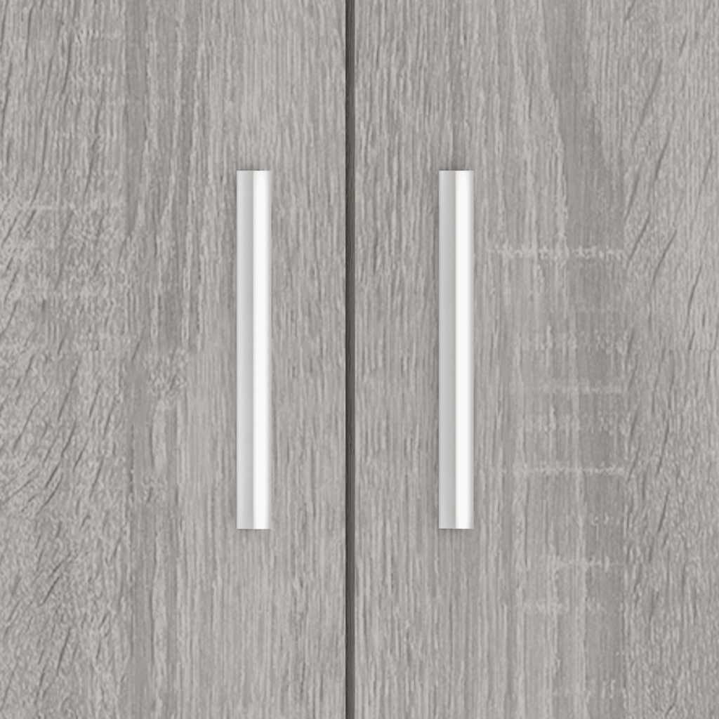 Supporto Acquario 81x36x73cm in Legno Multistrato Grigio Sonoma