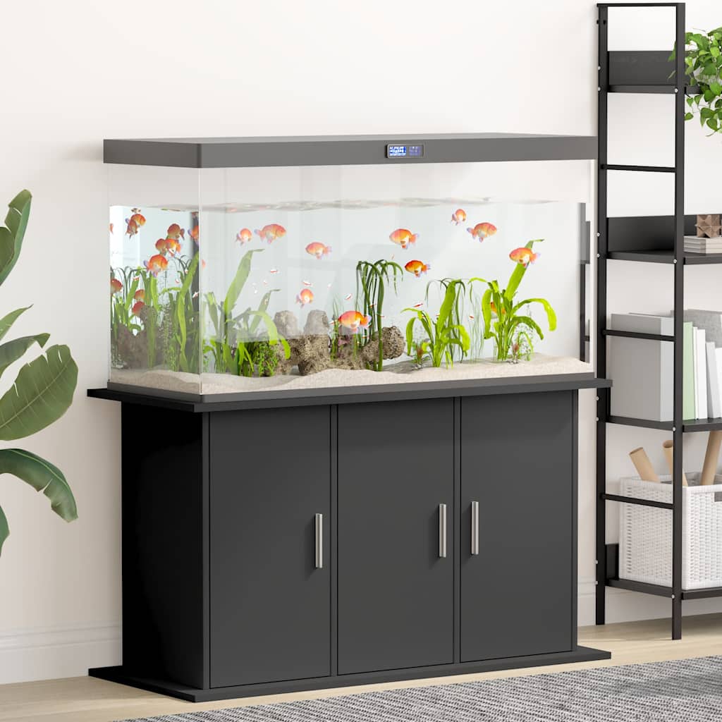 Supporto per Acquario 101x41x58 cm in Legno Multistrato Nero