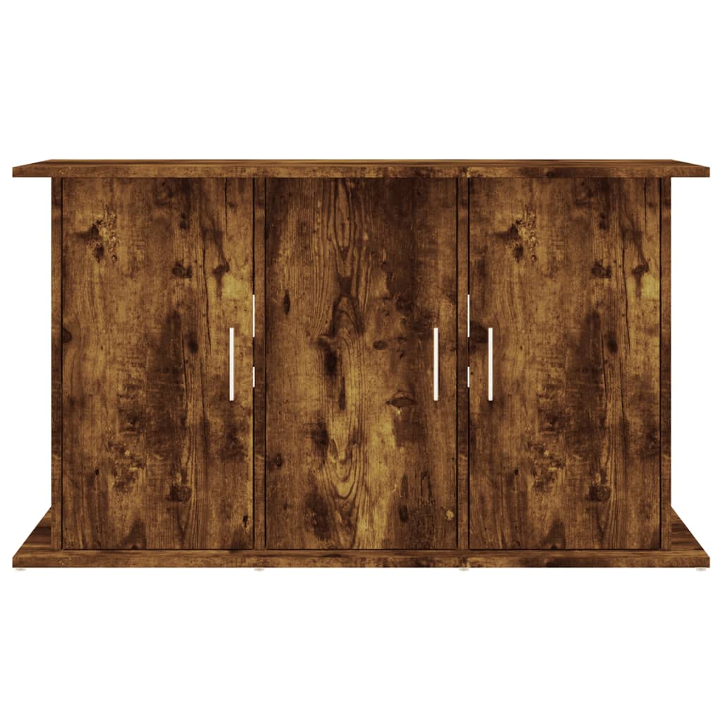 Supporto Acquario 101x41x58 cm in Legno Multistrato Rovere Fumo