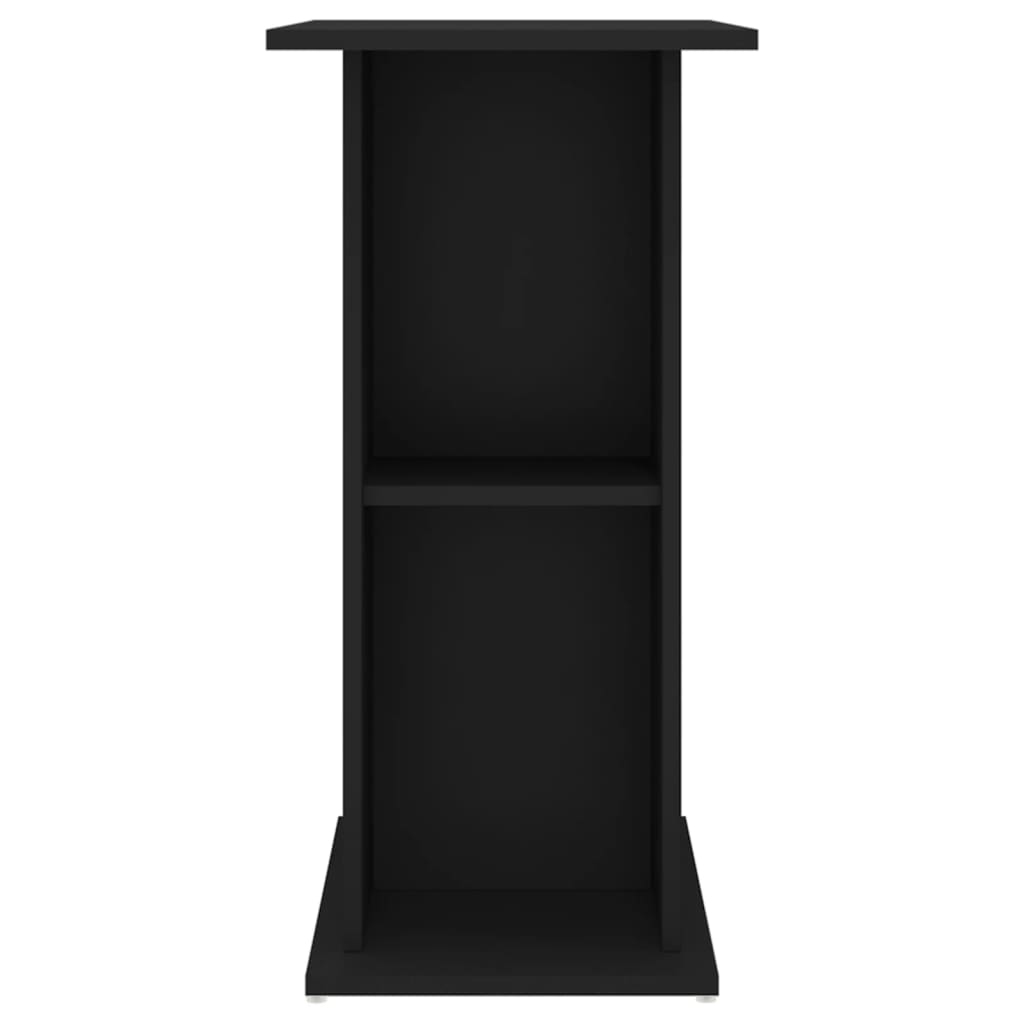 Supporto per Acquario Nero 75x36x72,5 cm in Legno Multistrato