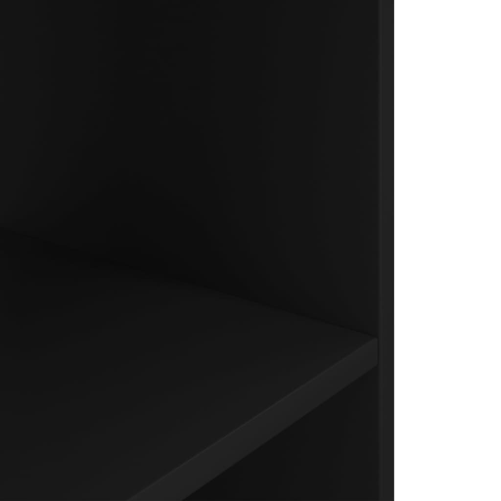 Supporto per Acquario Nero 75x36x72,5 cm in Legno Multistrato