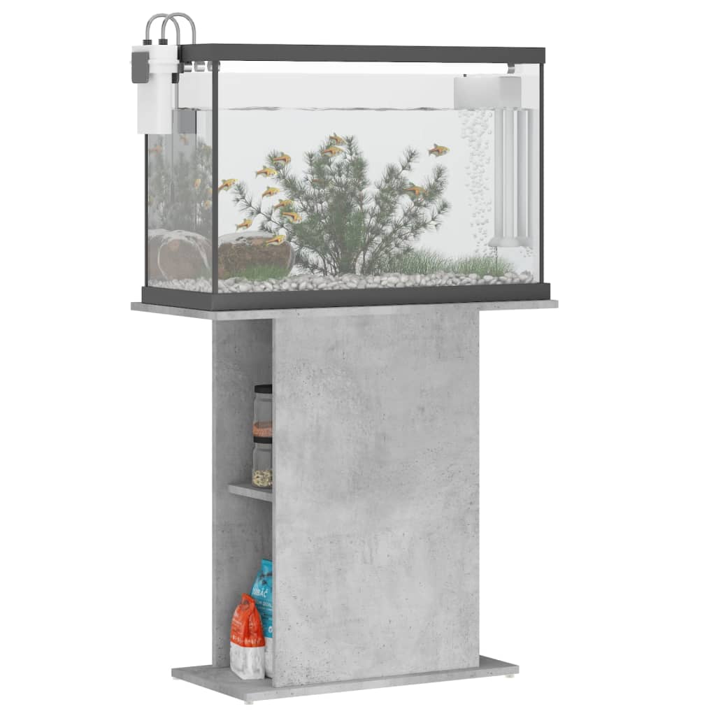 Supporto per Acquario 75x36x72,5 cm Multistrato Grigio Cemento