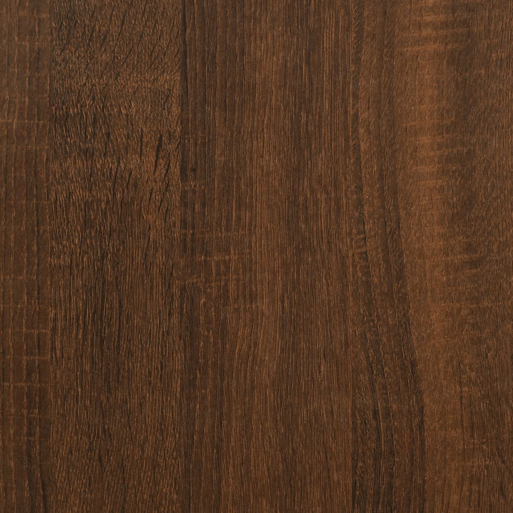Scaffale Cucina 6Ripiani Rovere Marrone 90x40x180cm Multistrato