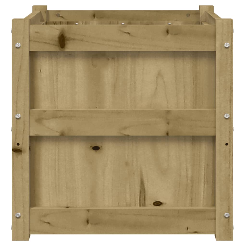 Fioriere da Giardino 2 pz in Legno di Pino Impregnato