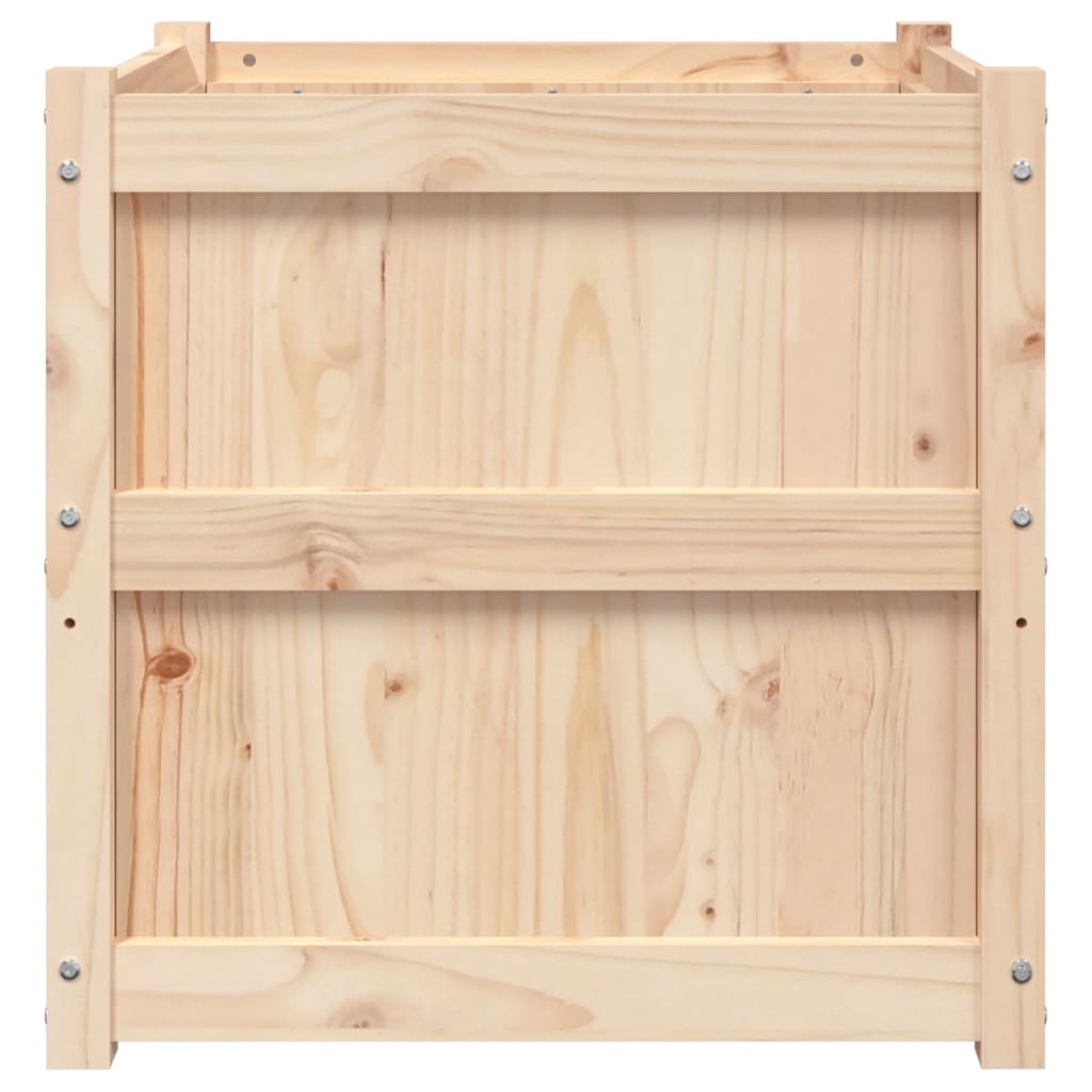 Fioriera da Giardino 60x60x60 cm in Legno Massello Di Pino
