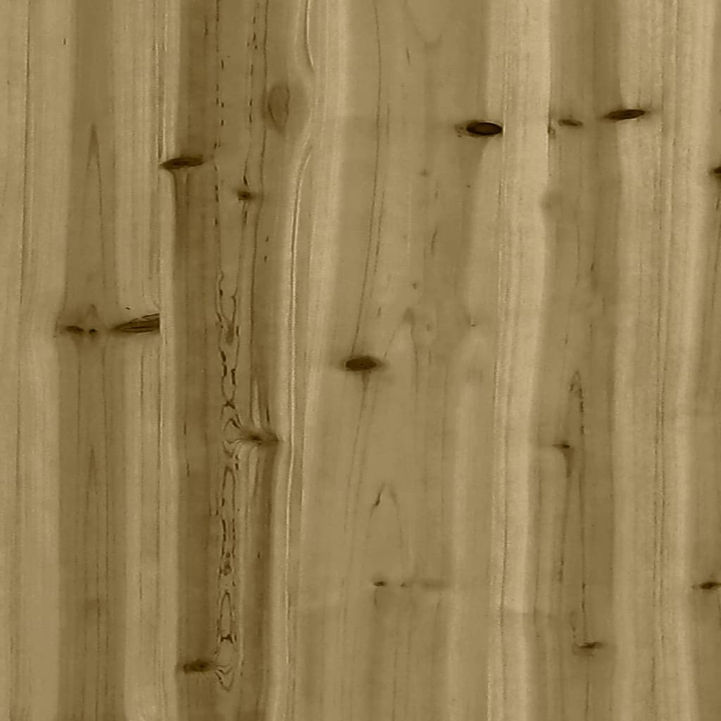 Fioriera da Giardino in Legno di Pino 180 x 31 x 31 cm