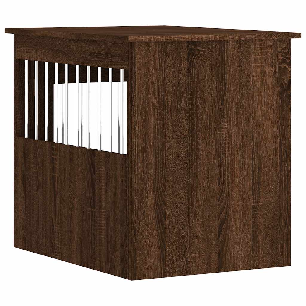 Gabbia Cani Arredamento Rovere Marrone 55x75x65cm Multistrato