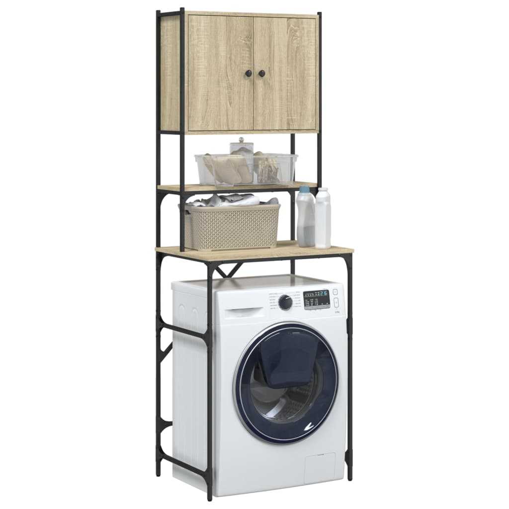 Mobile per Lavatrice Rovere Sonoma 68x48,5x194 cm