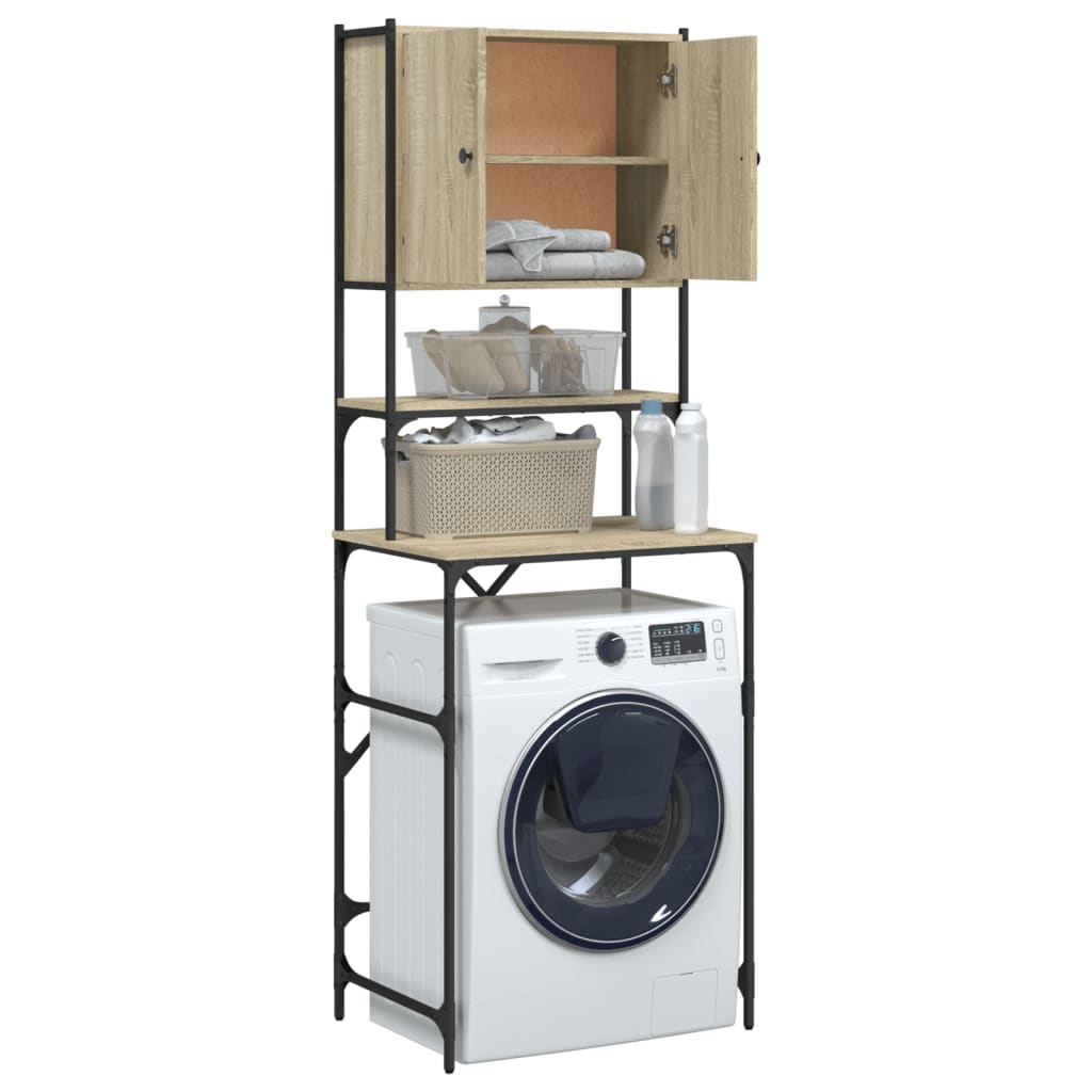 Mobile per Lavatrice Rovere Sonoma 68x48,5x194 cm