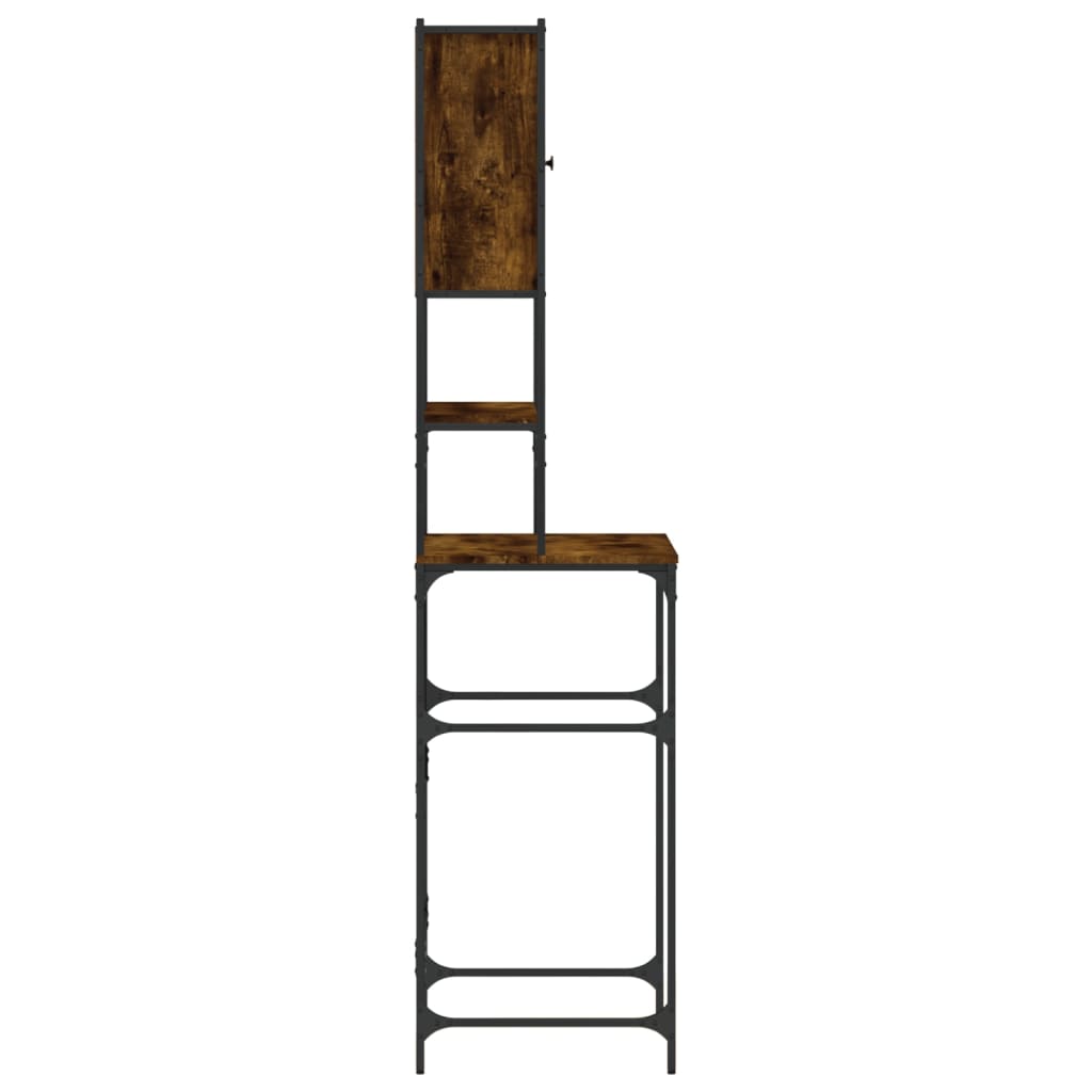 Mobile per Lavatrice Rovere Fumo 68x48,5x194 cm