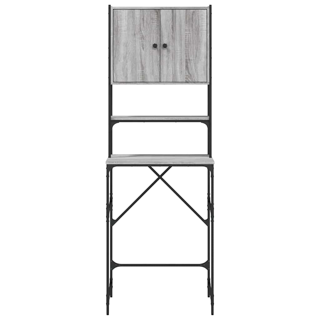 Mobile per Lavatrice Grigio Sonoma 68x48,5x194 cm