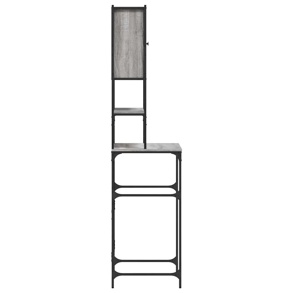 Mobile per Lavatrice Grigio Sonoma 68x48,5x194 cm