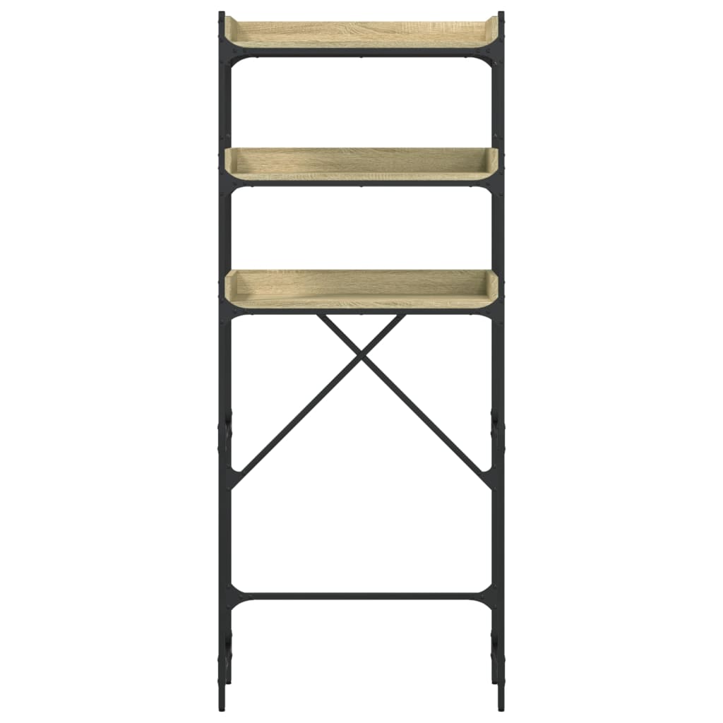 Scaffale per Lavatrice Rovere Sonoma 67x25x163 cm Multistrato