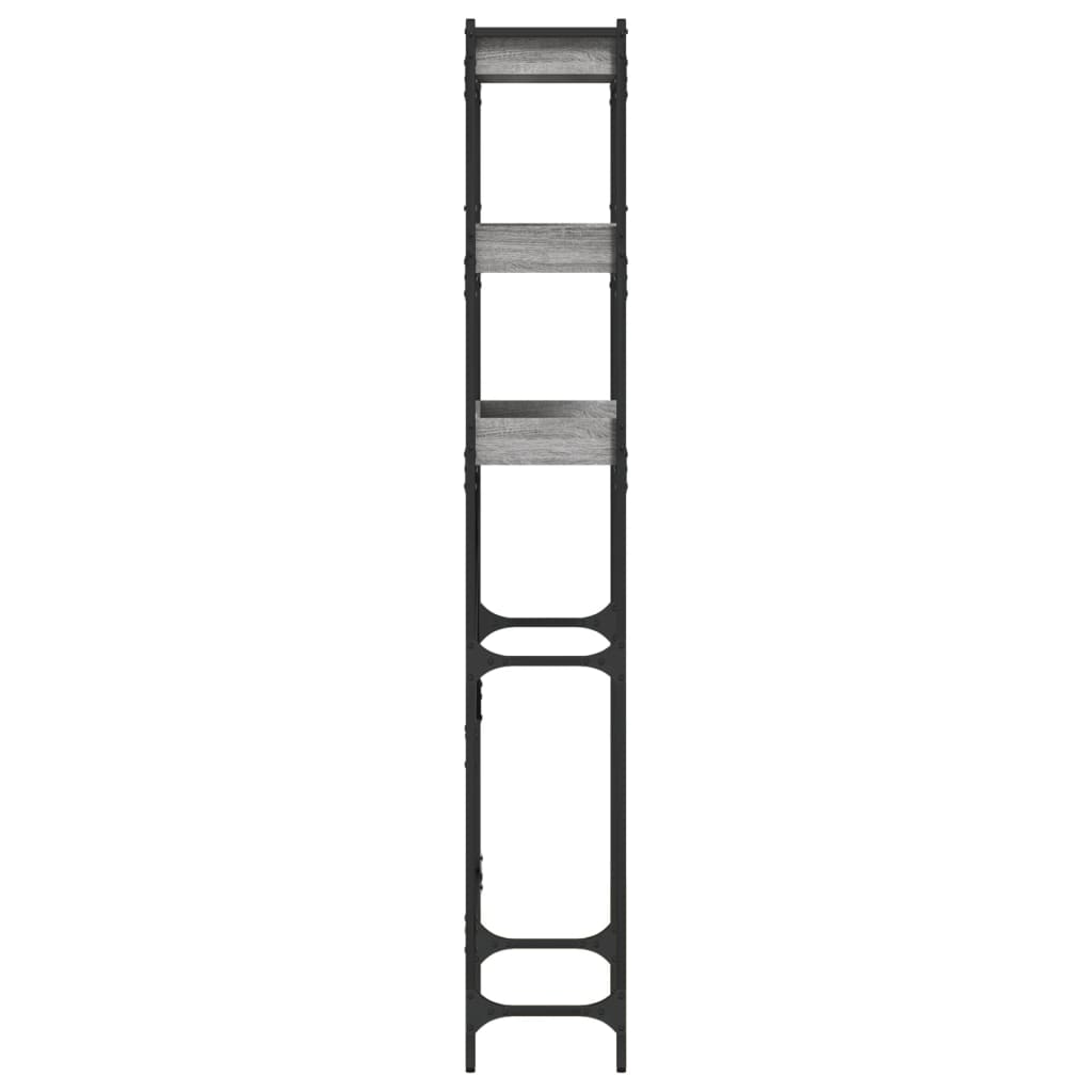 Scaffale per Lavatrice Grigio Sonoma 67x25x163 cm Multistrato