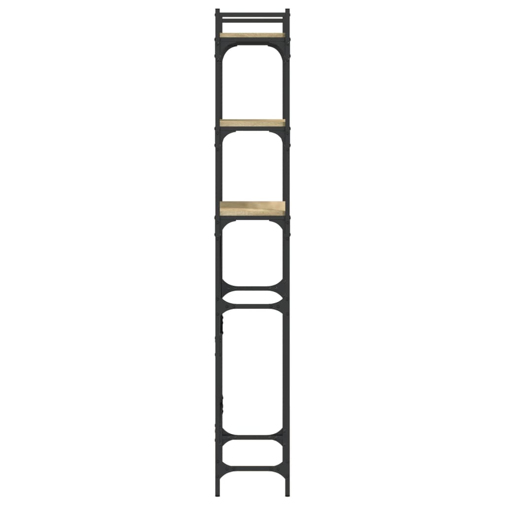 Scaffale per Lavatrice Rovere Sonoma 67x25x163 cm Multistrato