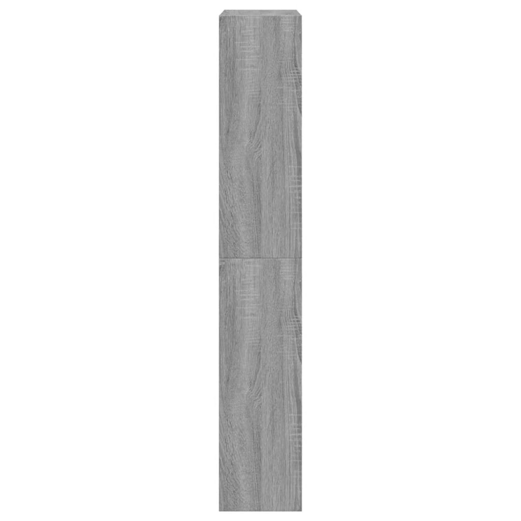 Scarpiera Grigio Sonoma 60x21x125,5 cm in Legno Multistrato