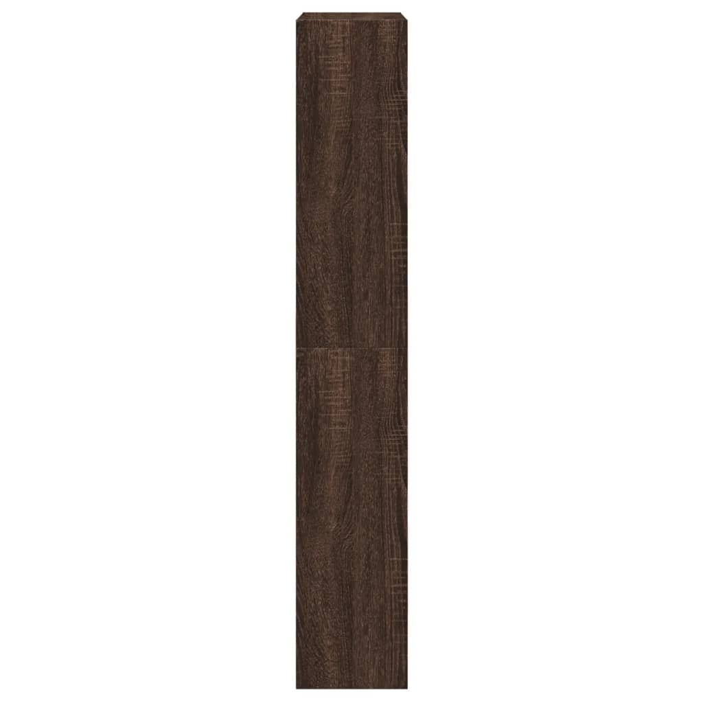 Scarpiera Rovere Marrone 60x21x125,5 cm in Legno Multistrato