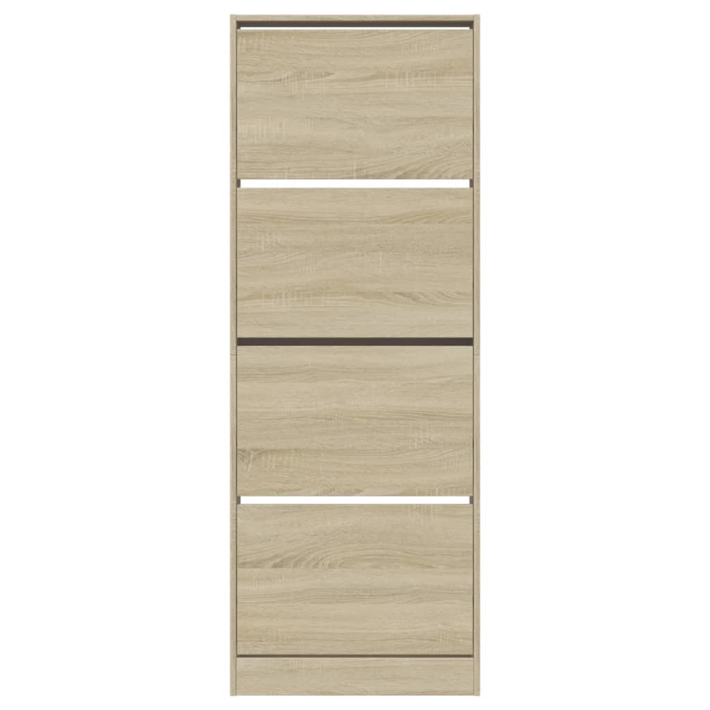 Scarpiera Rovere Sonoma 60x21x163,5 cm in Legno Multistrato