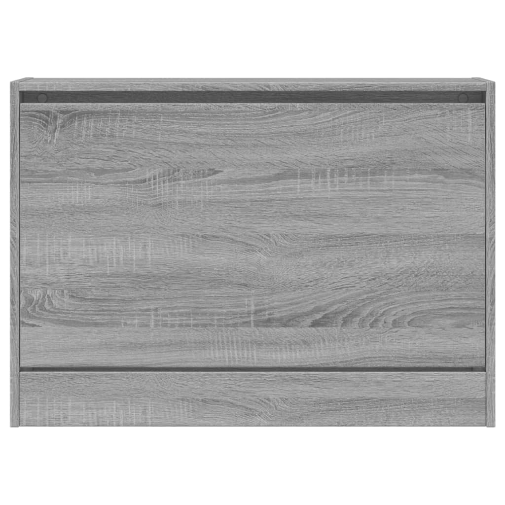 Scarpiera Grigio Sonoma 80x21x57 cm in Legno Multistrato