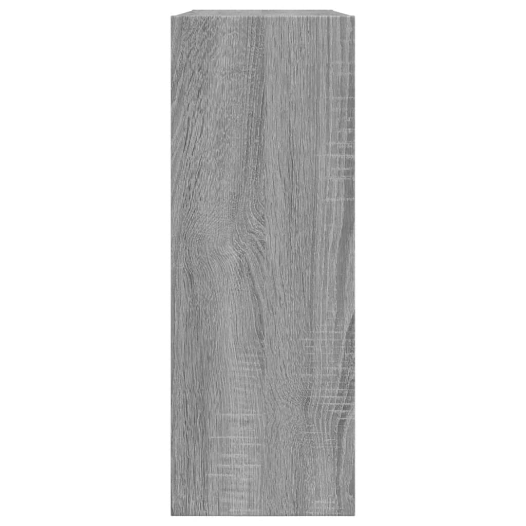 Scarpiera Grigio Sonoma 80x21x57 cm in Legno Multistrato