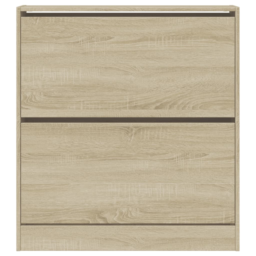 Scarpiera Rovere Sonoma 80x21x87,5 cm in Legno Multistrato