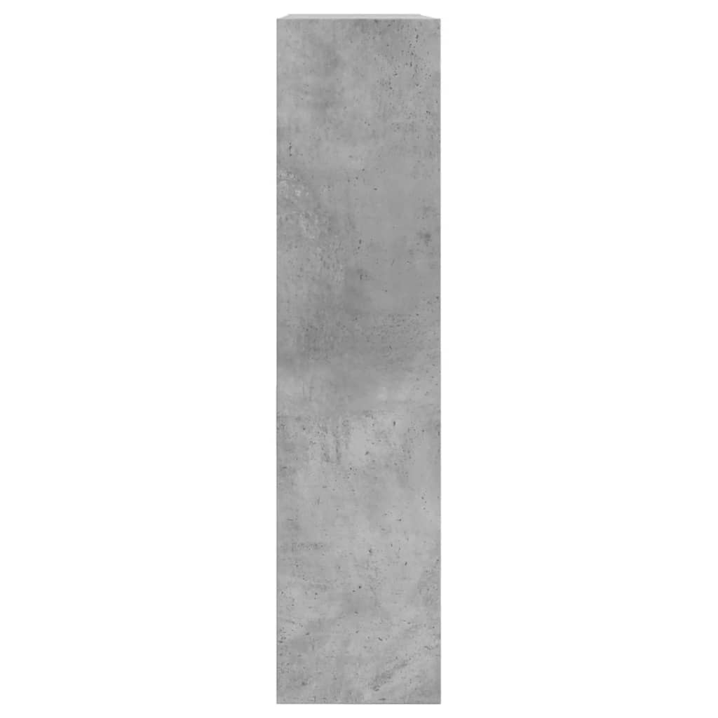 Scarpiera Grigio Cemento 80x21x87,5 cm in Legno Multistrato