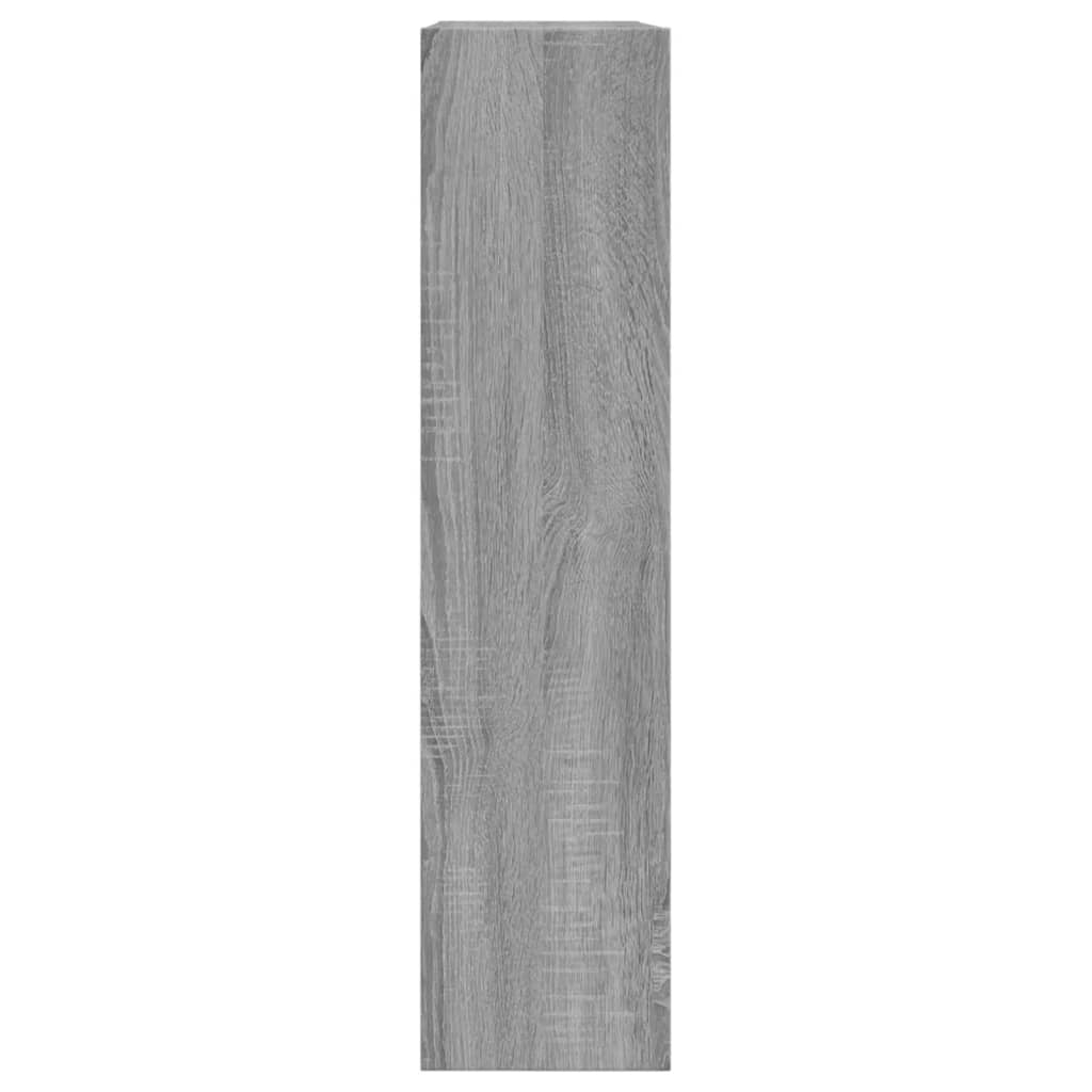 Scarpiera Grigio Sonoma 80x21x87,5 cm in Legno Multistrato