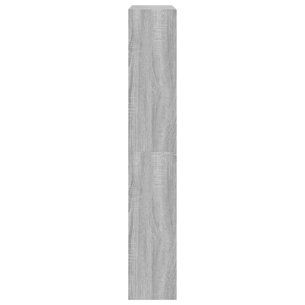 Scarpiera Grigio Sonoma 80x21x125,5 cm in Legno Multistrato