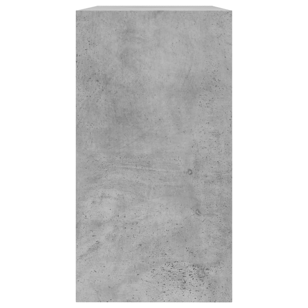 Scarpiera Grigio Cemento 80x34x63 cm in Legno Multistrato