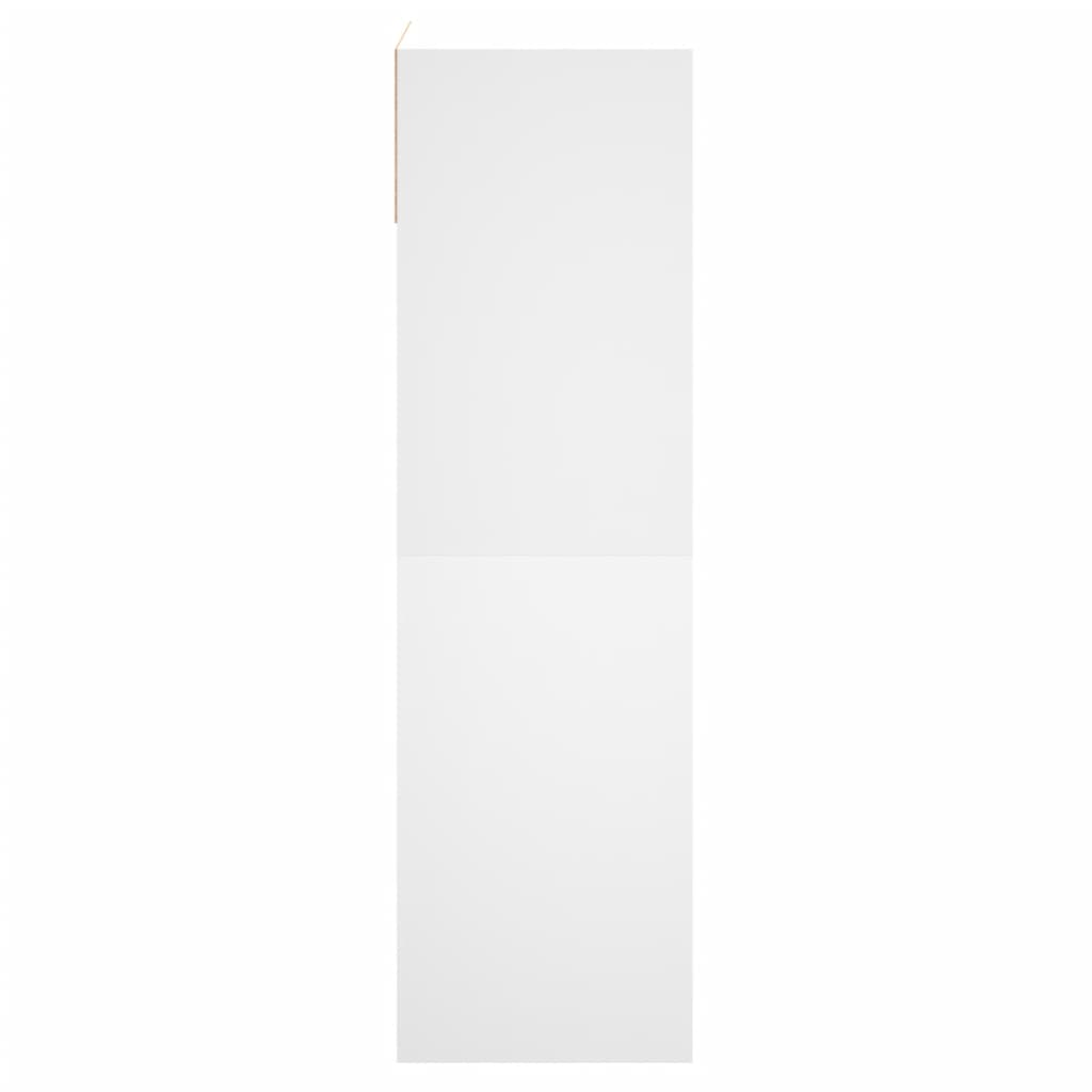 Scarpiera Bianca 60x34x116 cm in Legno Multistrato