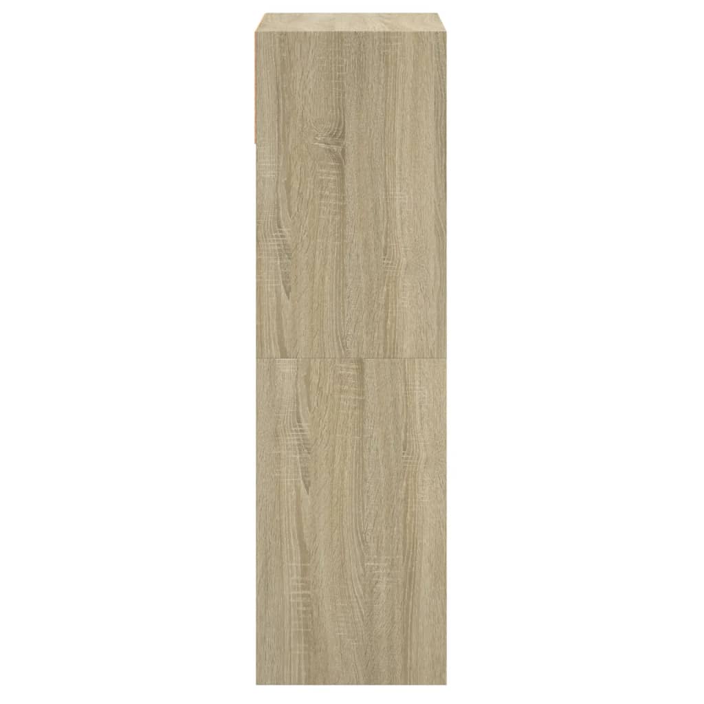 Scarpiera Rovere Sonoma 60x34x116 cm in Legno Multistrato