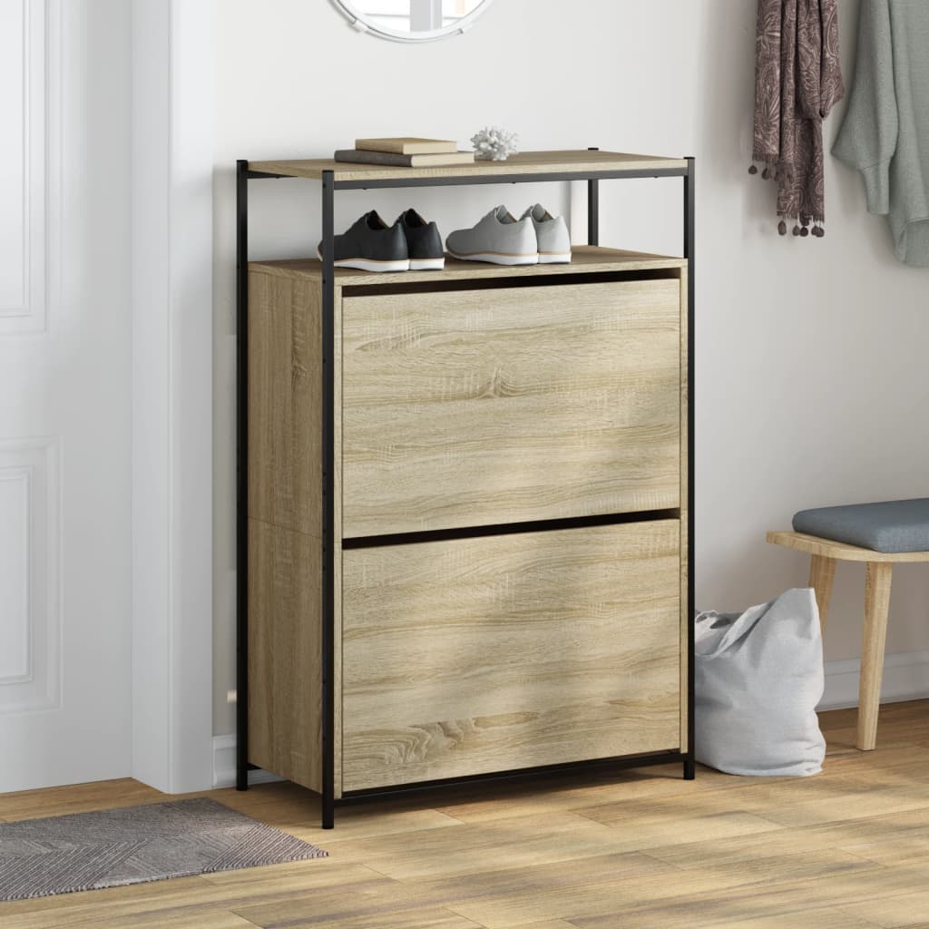 Mobile per scarpe Rovere Sonoma 0