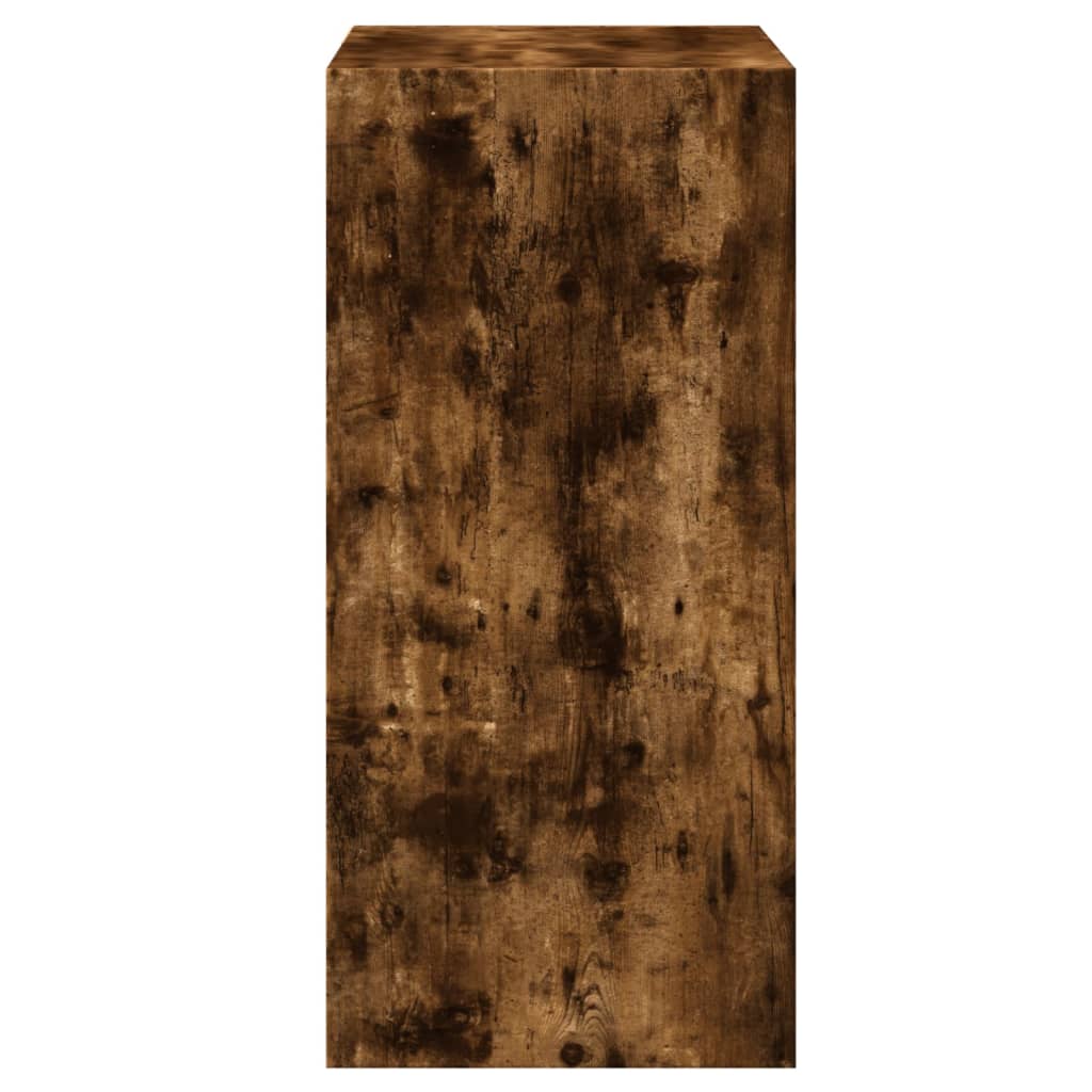 Armadio Rovere Fumo 77x48x102 cm in Legno Multistrato
